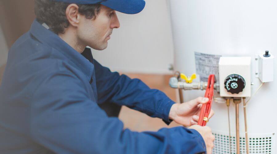 Professional water heater repair services in Mesa